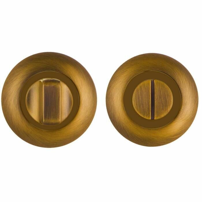 Ручка поворотная BK6 JR CF-17 цвет кофе защелка сантехническая завертка