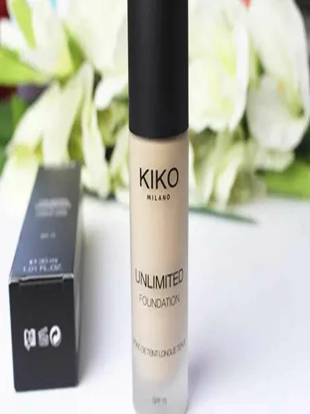 Тональный крем KIKO, стойкий, матовый, с дозатором, светло-бежевый, 35 мл