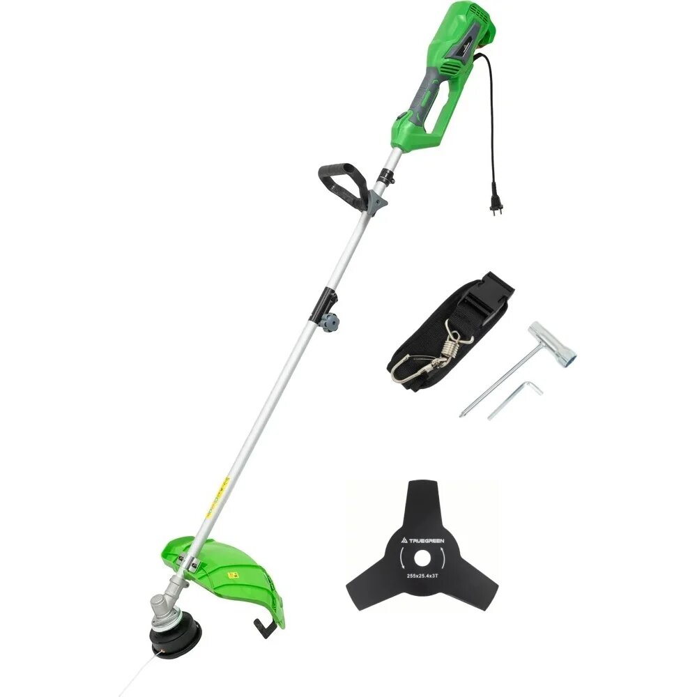 Триммер TRUEGREEN TG7A230 электрический 1.4кВт плечевой ремень