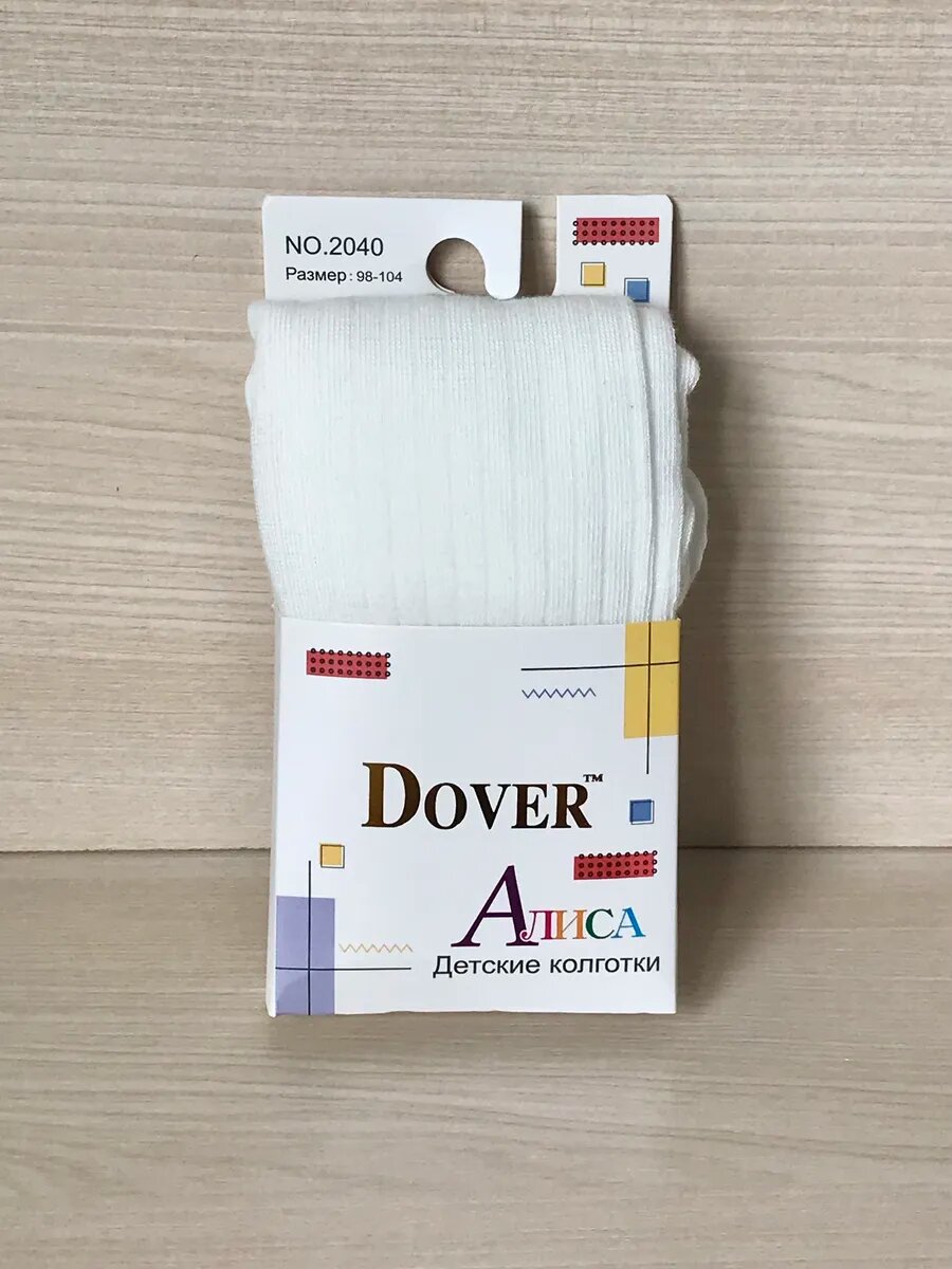 Колготки Dover, 100 den, размер 104-116, белый