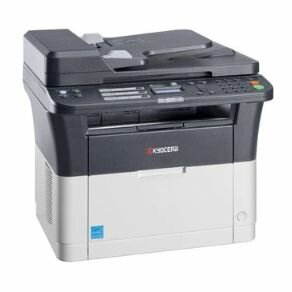 МФУ лазерное Kyocera FS-1025MFP (FS-1025MFP) белый - черно-белый, A4, 1200x1200 dpi, ч/б - 22 стр/мин (A4), RJ-45, USB
