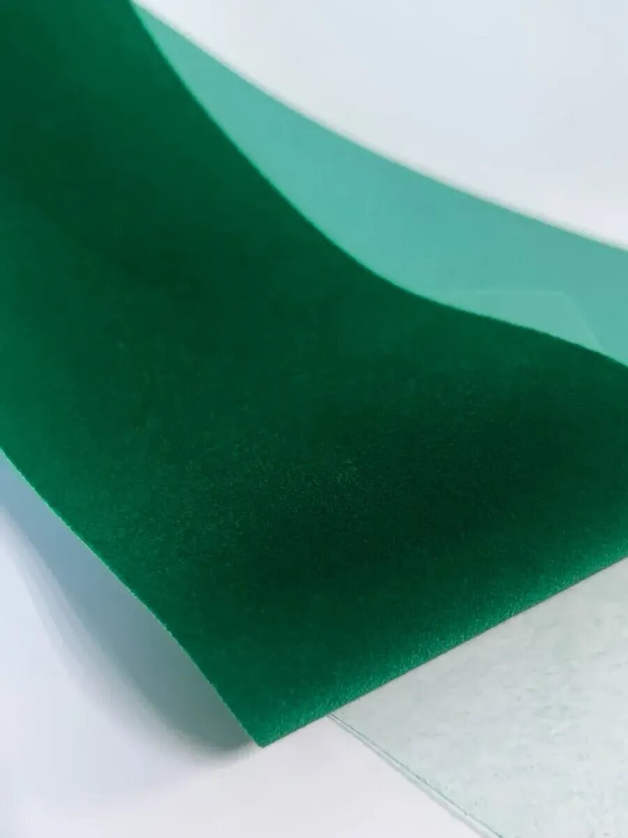 Термотрансферная пленка Флок Зеленый для ткани 50х100см — фото 1