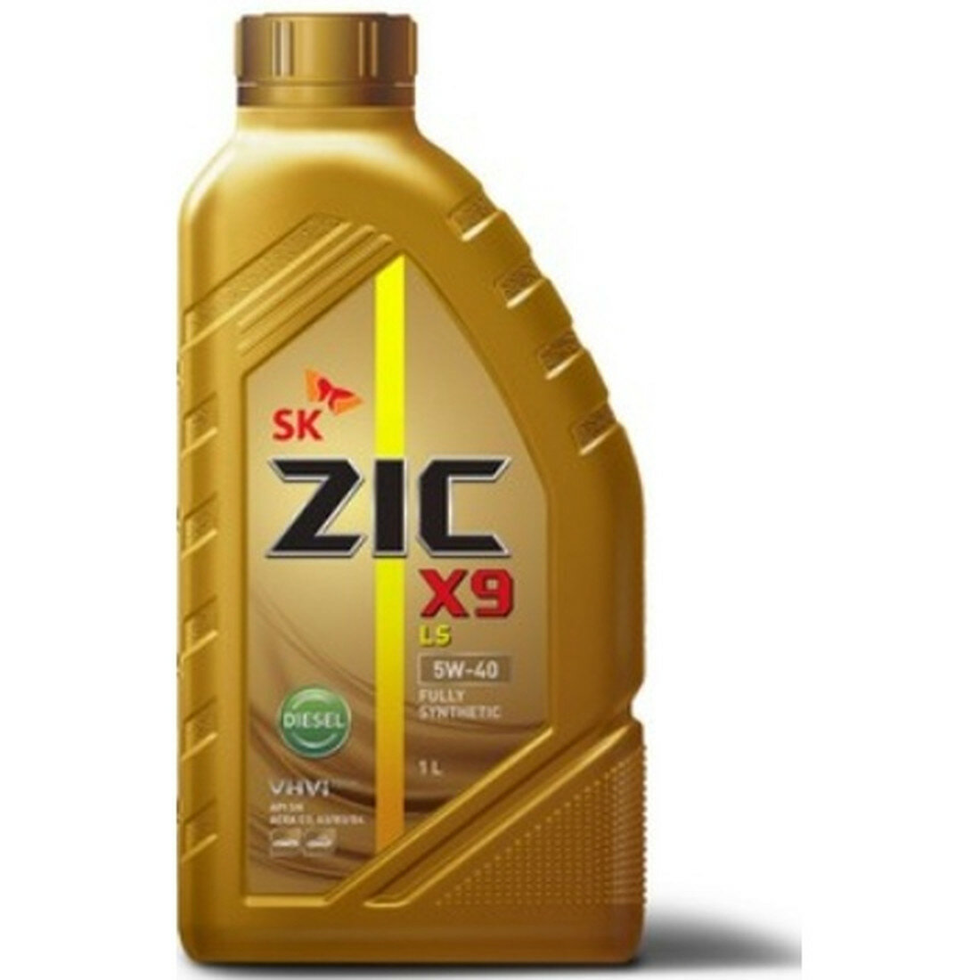Моторное масло ZIC X9 LS, 5W-40, синтетическое, 1л