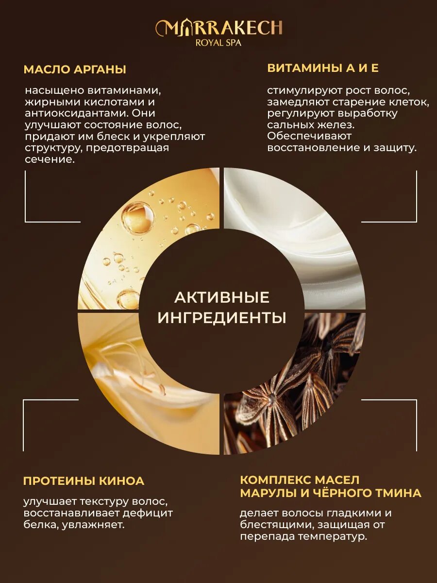 Изображение ARGAN OIL Шампунь для волос женский с аргановым маслом без сульфатов