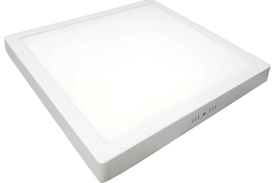 Накладной потол. свет-к Ecola LED Квадратный даунлайт с драйвером 24W 220V 6500K 300х300х32