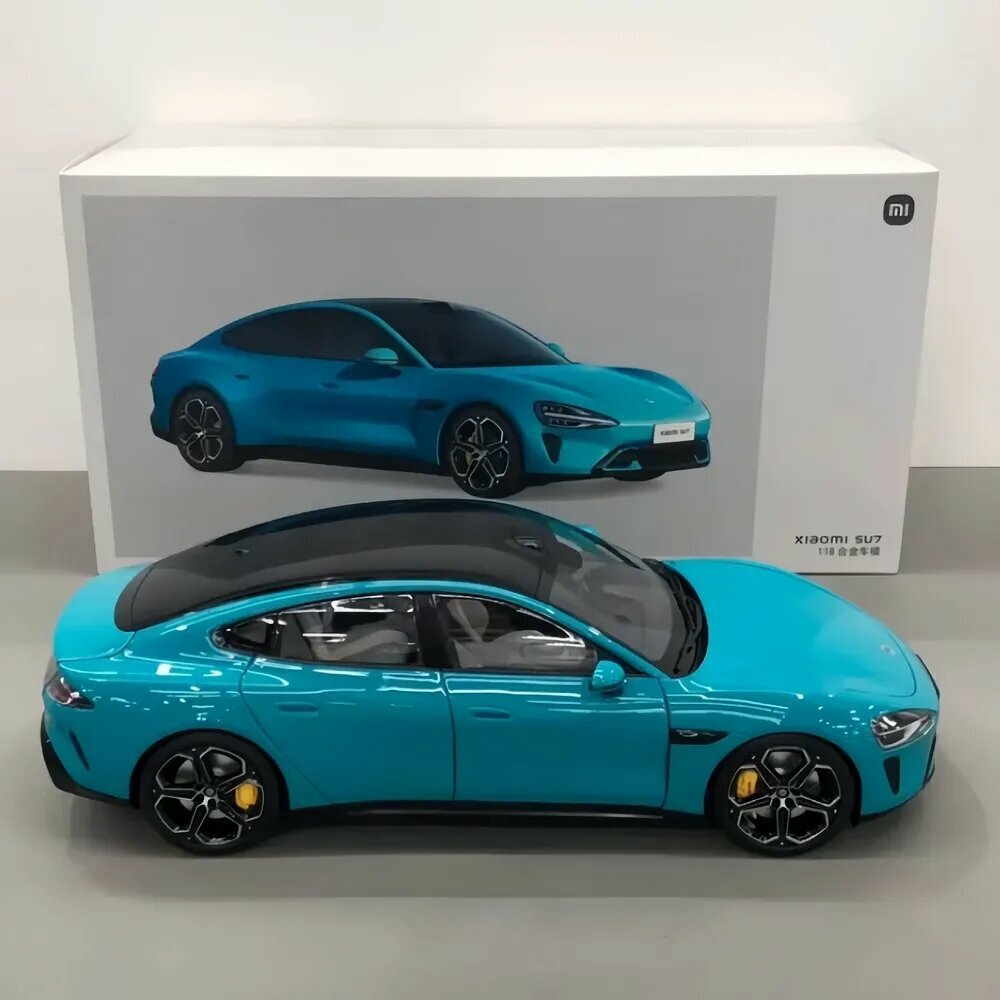 Машинка металлическая инерционная музыкальная модель XIAOMI SU7 Масштаб 1:24 Ксиоми