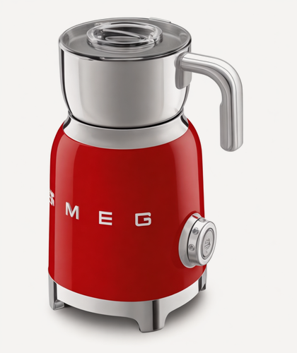 Изображение товара Вспениватель молока Smeg MFF11RDEU, нержавеющая сталь, цвет красный