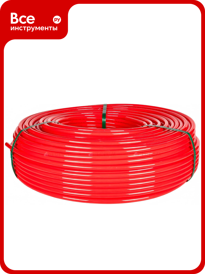 Труба из сшитого полиэтилена ROMMER pe-xa 16x2 бухта 500 метров с кислородным слоем красная Rpx-0002-501620 RG0091BMALI1CQ