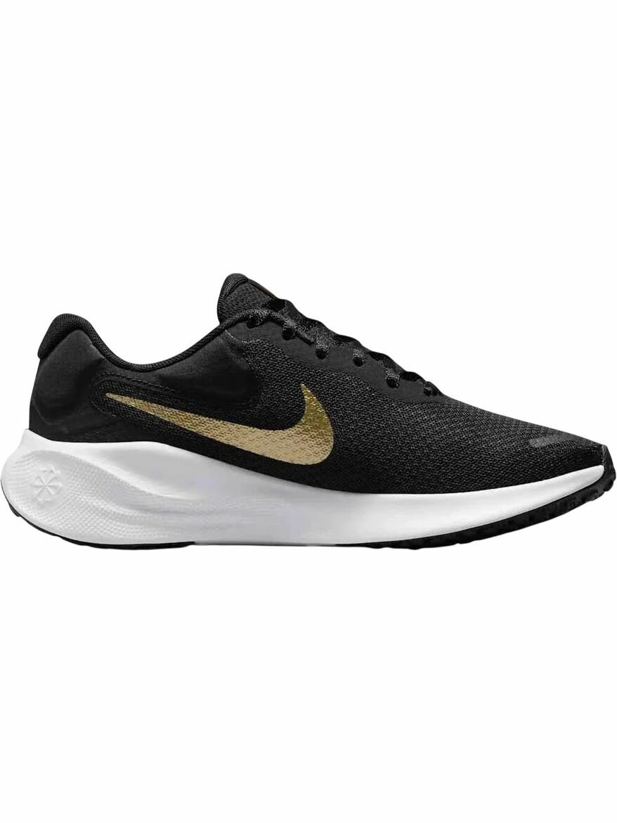 Кроссовки NIKE W Revolution 7, полнота F, размер 6.5 US, черный — фото 1