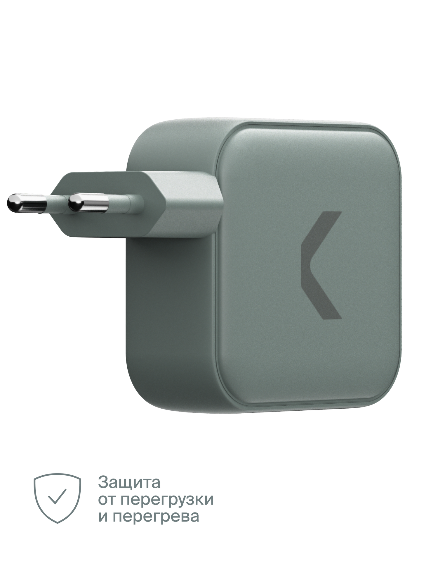 Быстрое зарядное устройство COMMO 100W Key Charger 3xUSB-C + 1xUSB-A, 100 Вт, Сommo Gray — фото 1