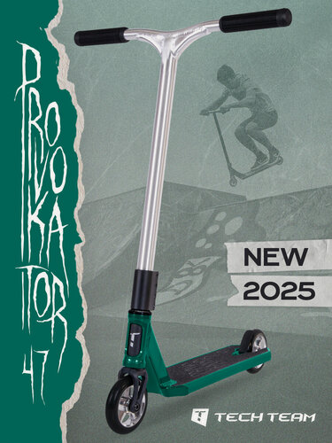 Изображение товара Трюковой самокат TechTeam Provokator 47 (Silver/Blue), на рост 120-160 см