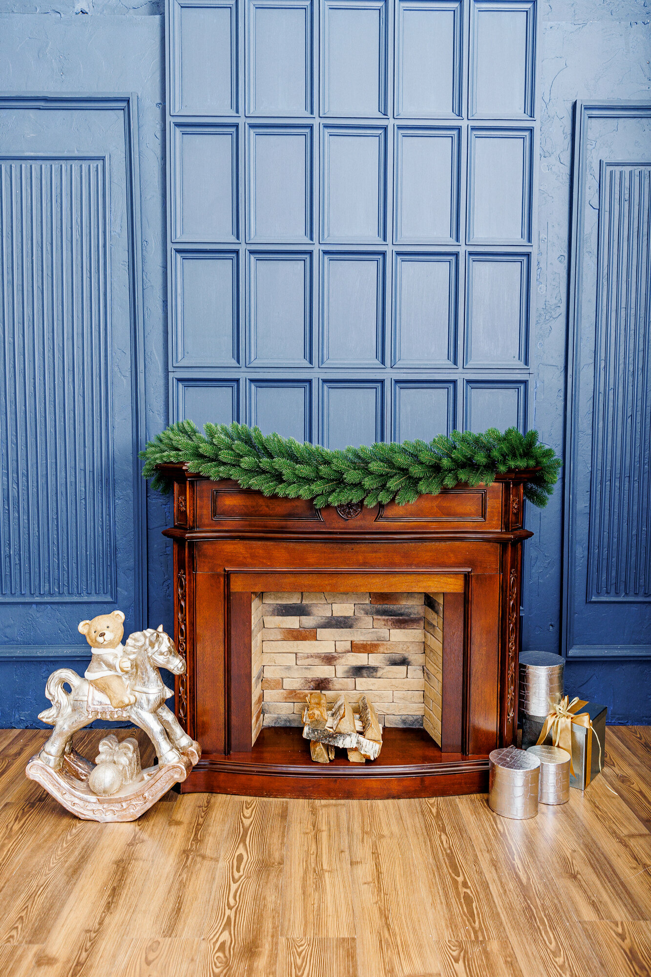 Хвойная еловая гирлянда 100% литая ёлкаград премиум класса пушистая  зеленая 180 см.