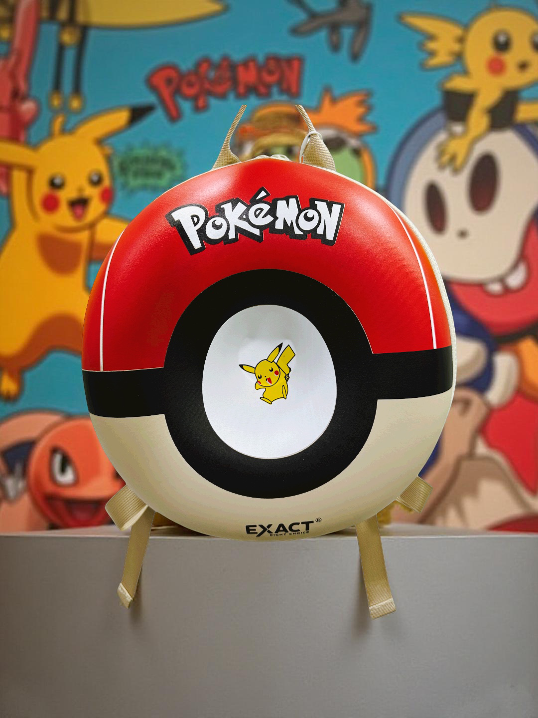 Детская сумка-рюкзак Pokemon — стильный дизайн Pokéball с Пикачу!