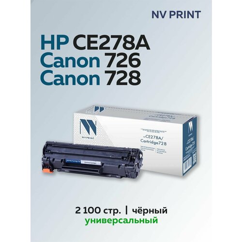 Картридж NV Print CE278A728 HP 78A для HP P1566P1606 Canon i-Sensys MF44104430 1177₽