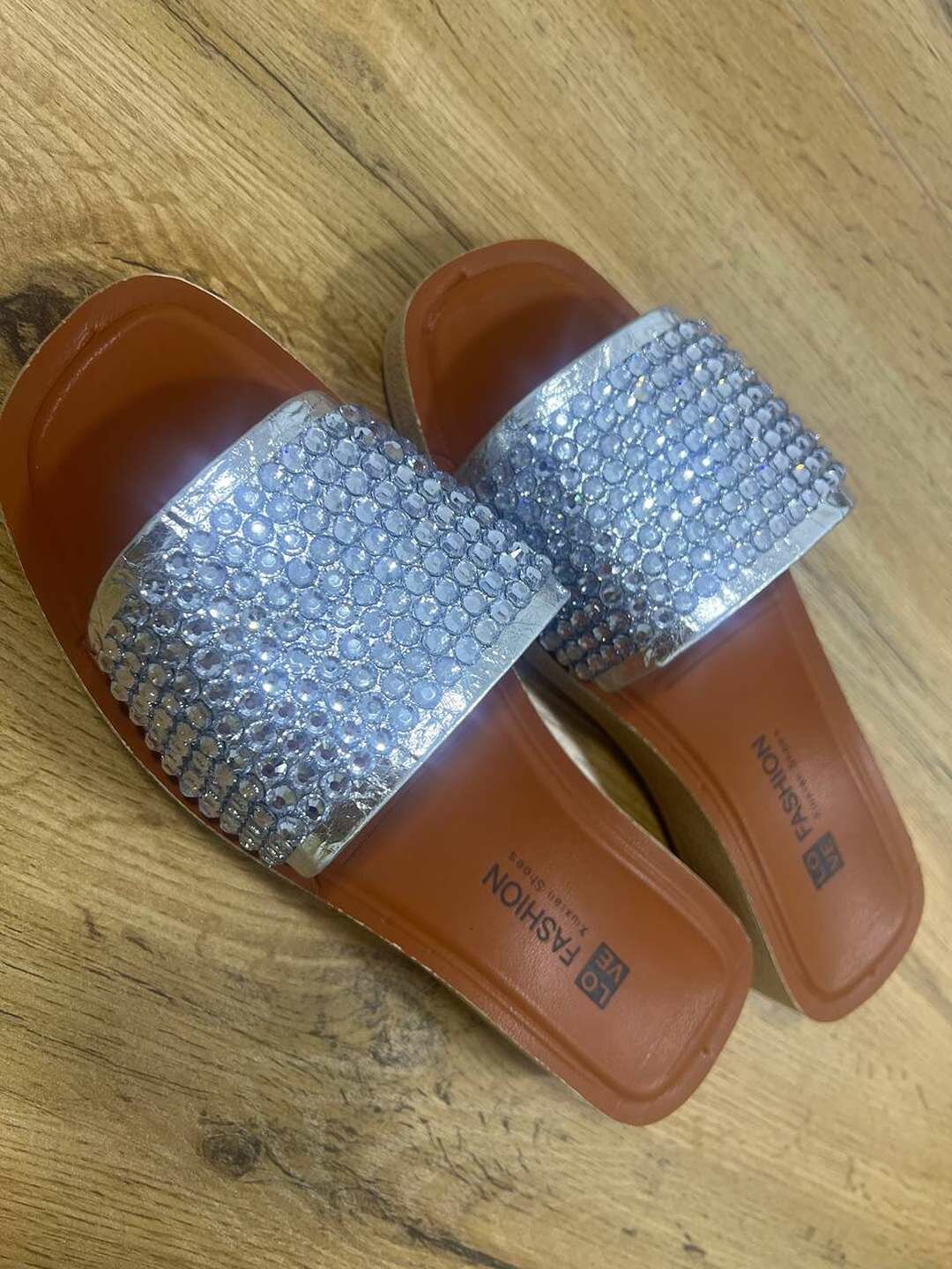 Тапочки, размер 40, бежевый — фото 1