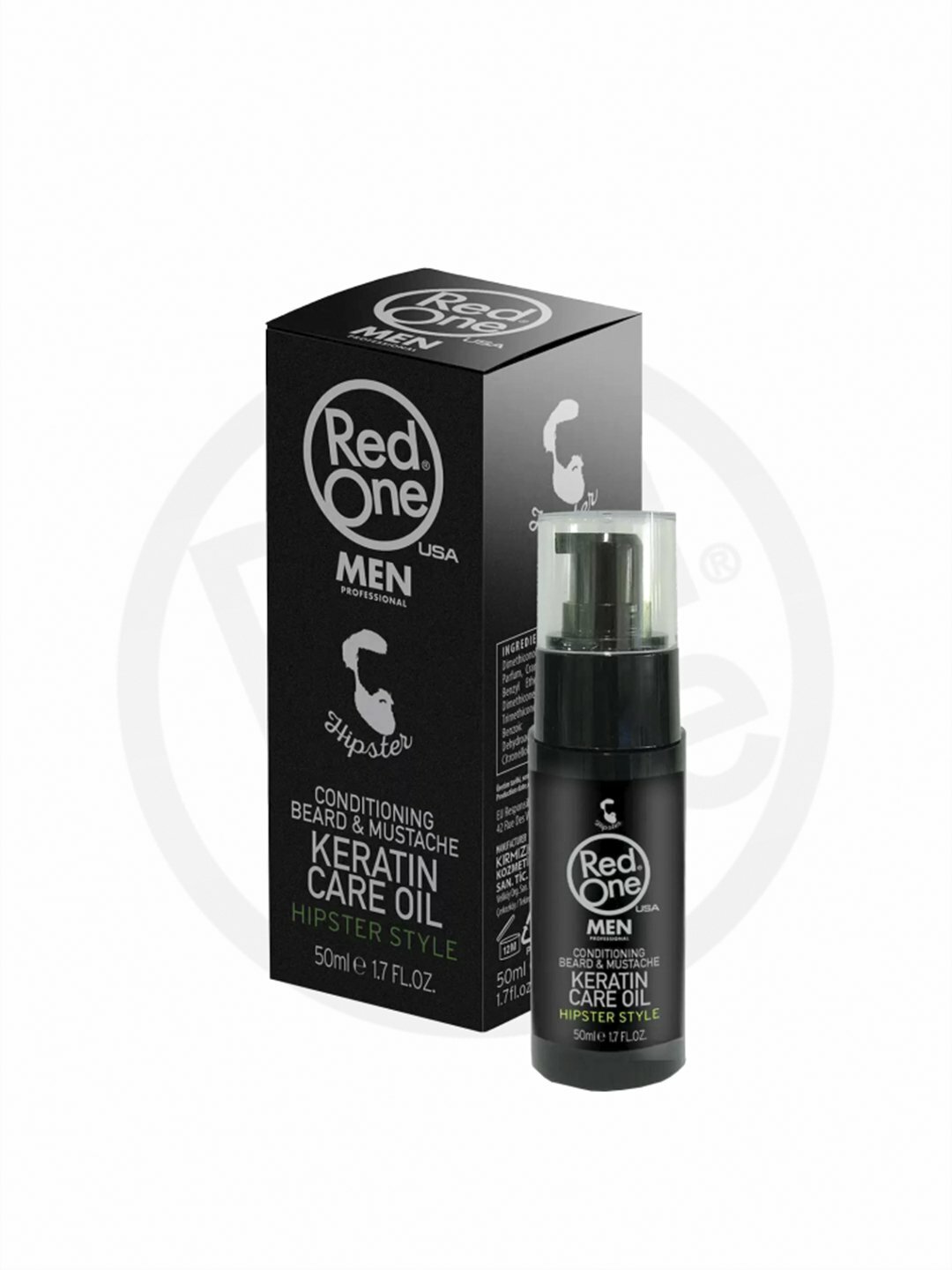 Масло RedOne Keratin, для бороды, укрепление, кератин, 50 мл — фото 1