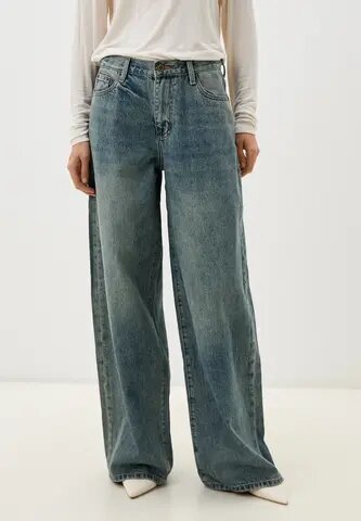 Джинсы QWENTINY, размер S, синий