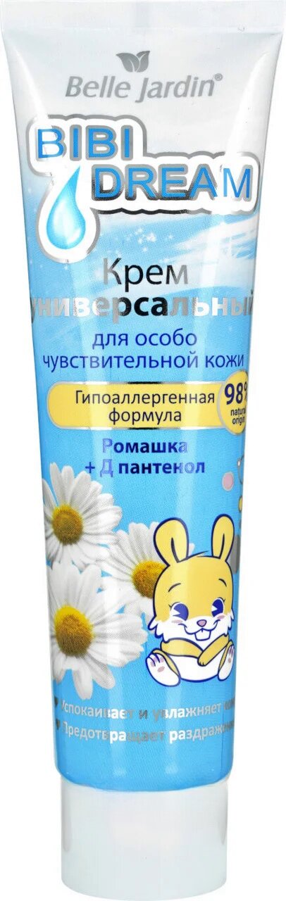 Крем Belle Jardin "Bibi Dream", для чувствительной кожи, с Ромашкой, 100 мл