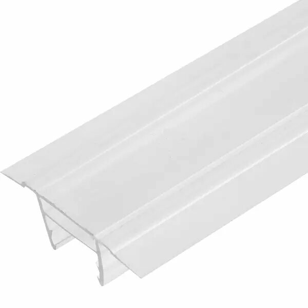 Профиль соединительный для поликарбоната разъемный (база) HCP 6-10 мм 3 м Novattro прозрачный