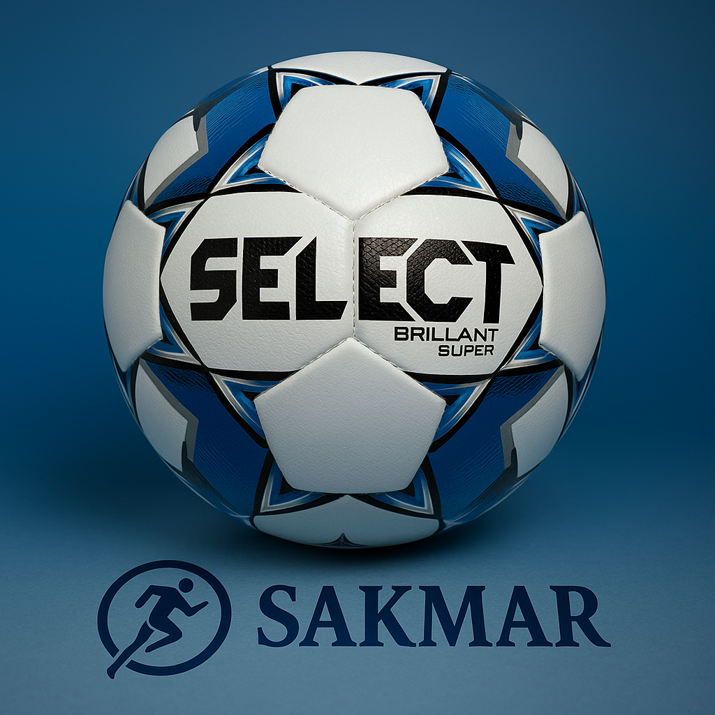Профессиональный футбольный мяч SELECT, сшит из высококачественных материалов