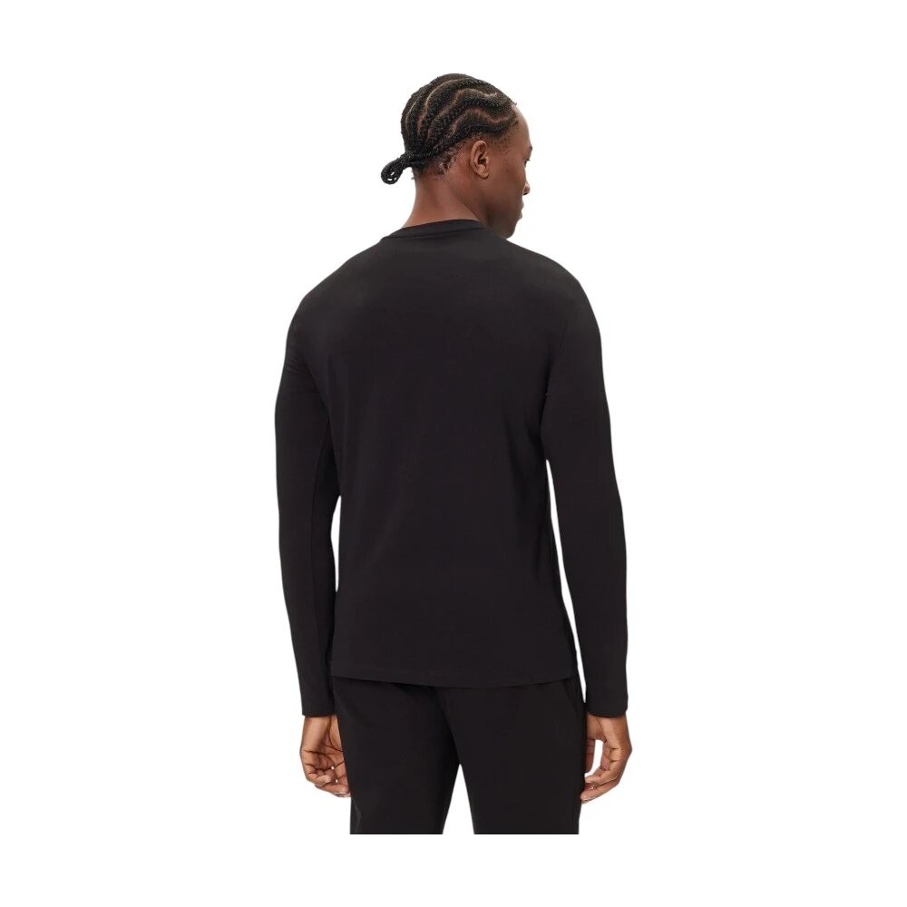 Лонгслив EA7 EMPORIO ARMANI, размер 2XL, , черный — фото 1