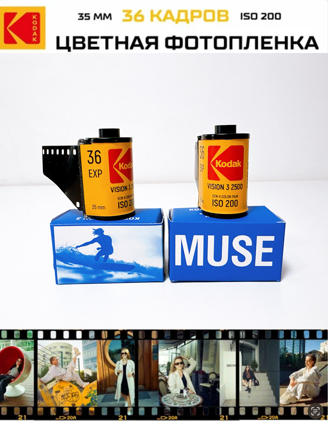 Цветная фотопленка Kodak 