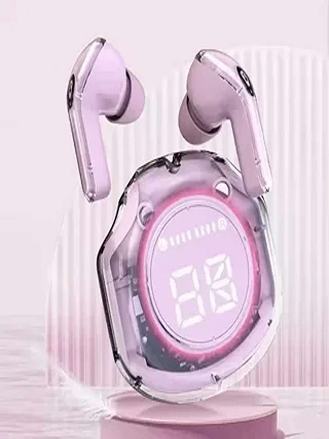 Беспроводные внутриканальные наушники Air 39, розового цвета.