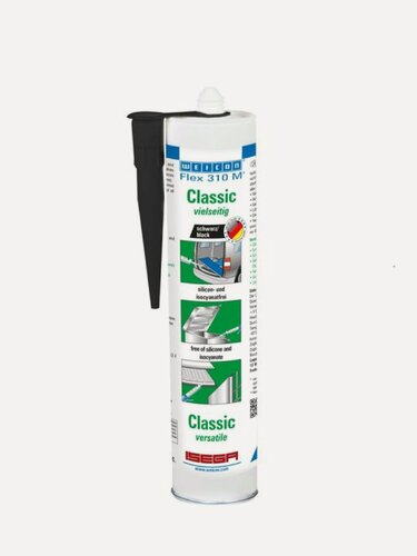 Изображение товара Клей-герметик, высокая прочность на разрыв, WEICON Flex 310 M Классик, черный, 310 мл
