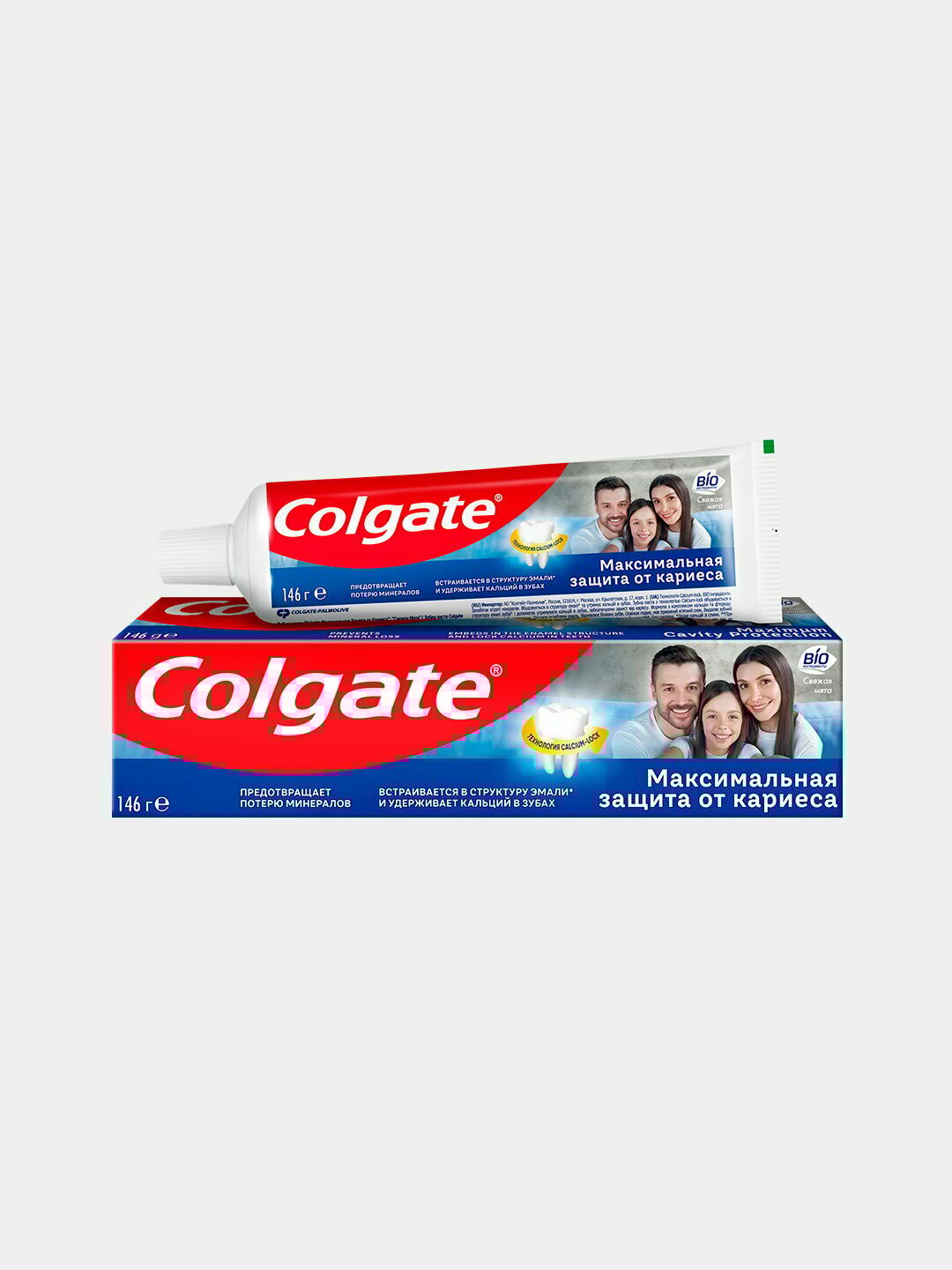 Зубная паста Colgate с фторидом и кальцием, 100 мл для полости рта