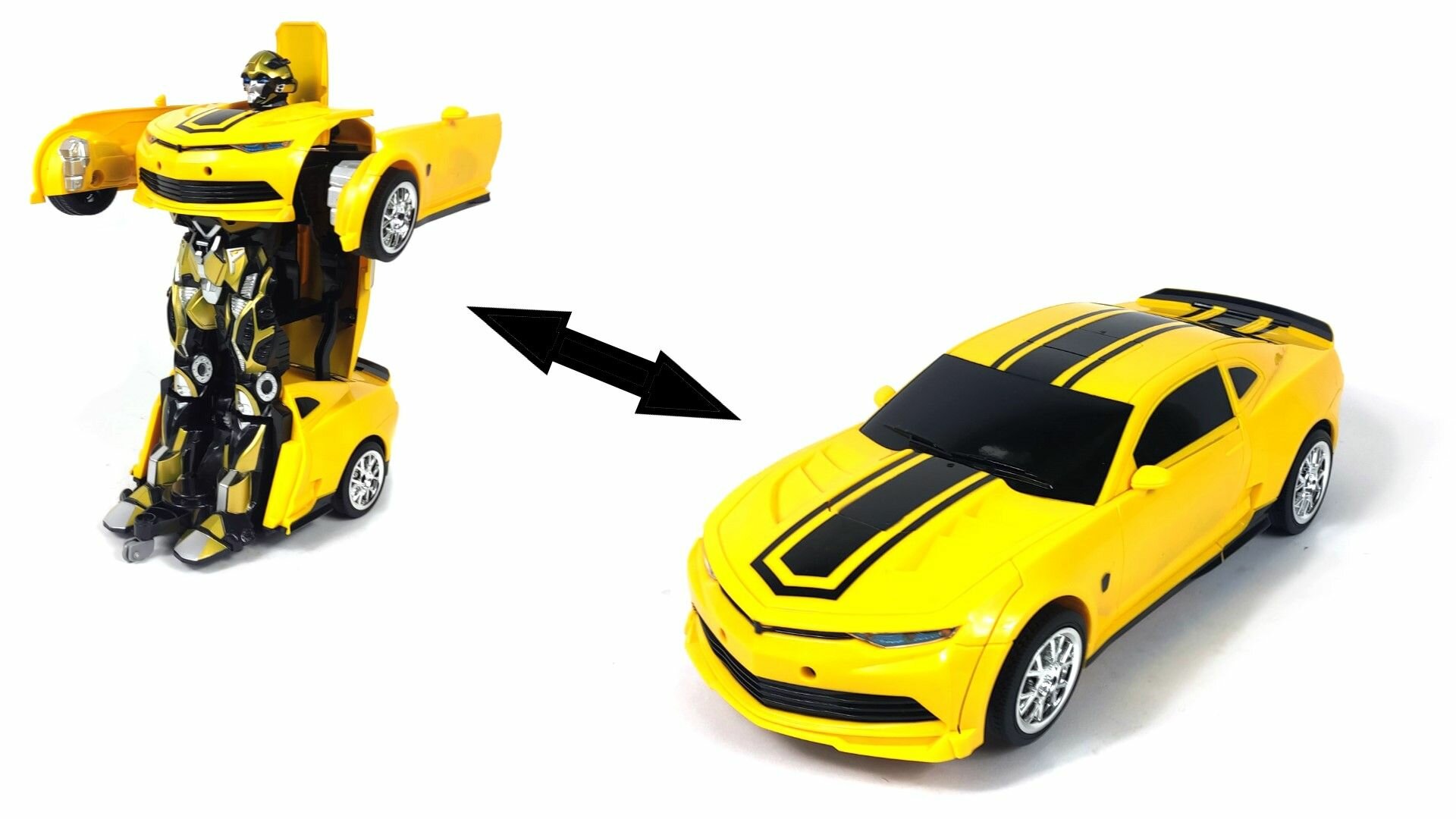 Робот трансформер бамблби на пульте управления Camaro (Световые и звуковые эффекты)