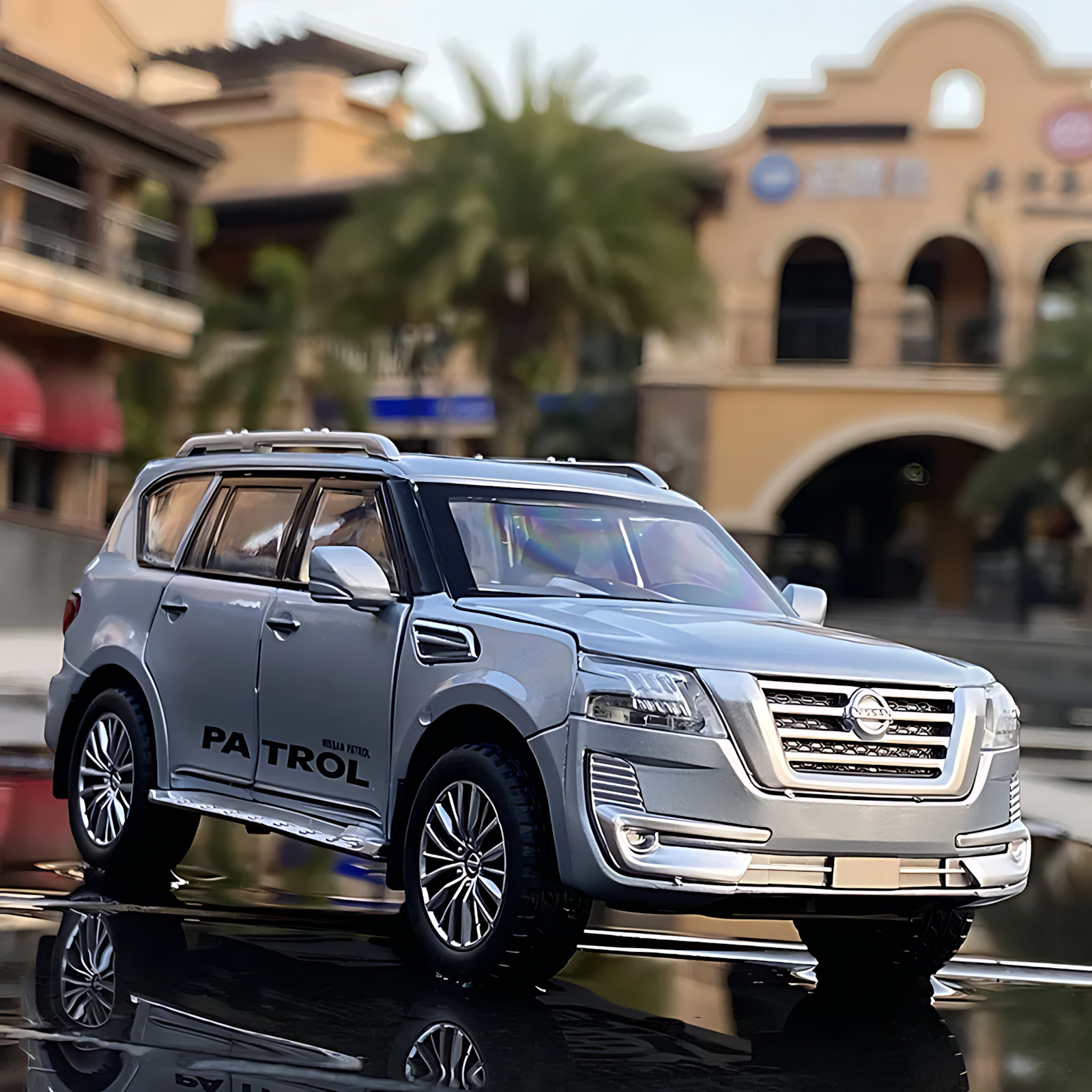 Машина Chimei Nissan Patrol, металлический корпус, масштаб 1:32
