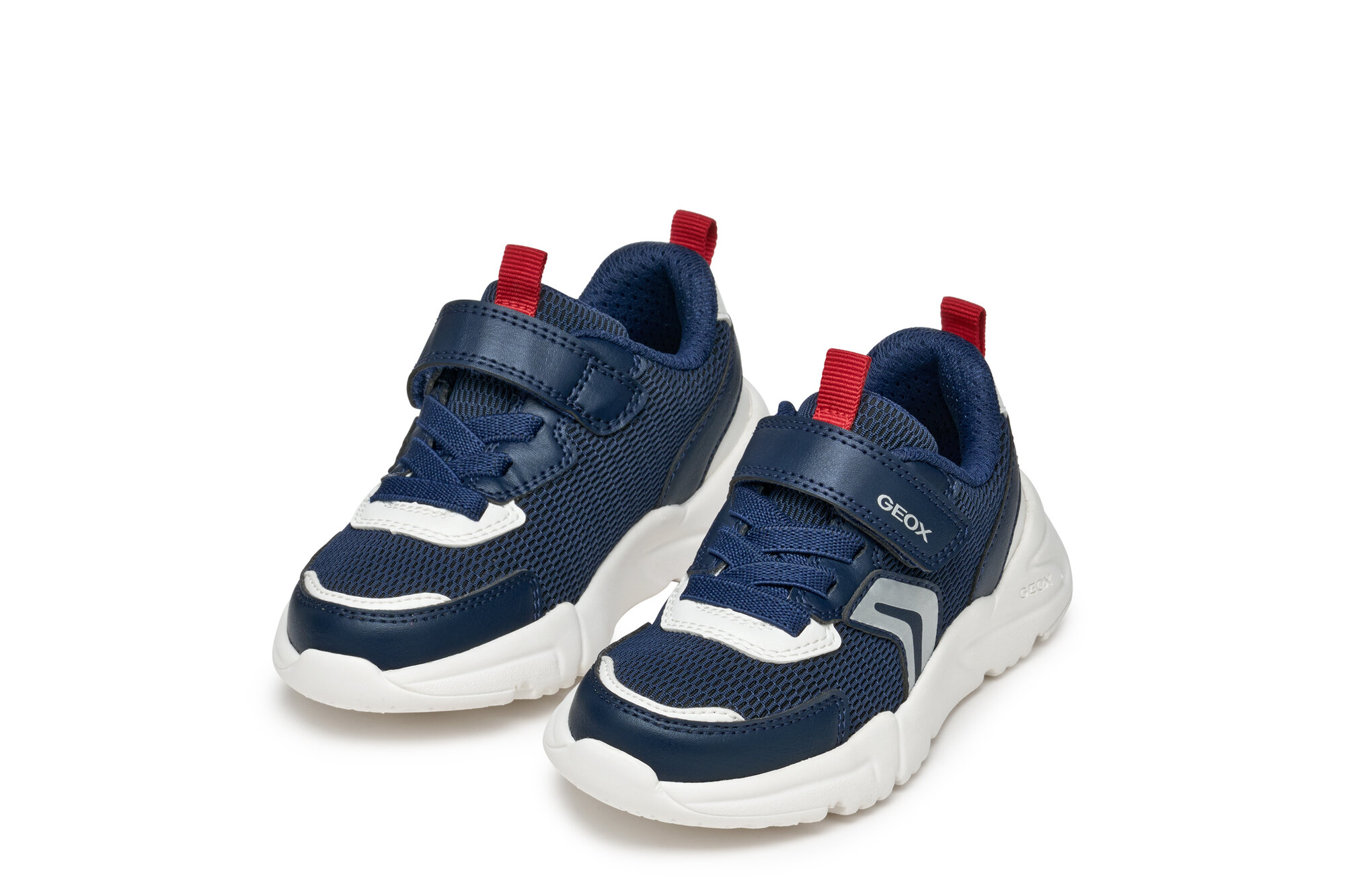 Кроссовки GEOX, размер 30 RU, синий, красный — фото 1