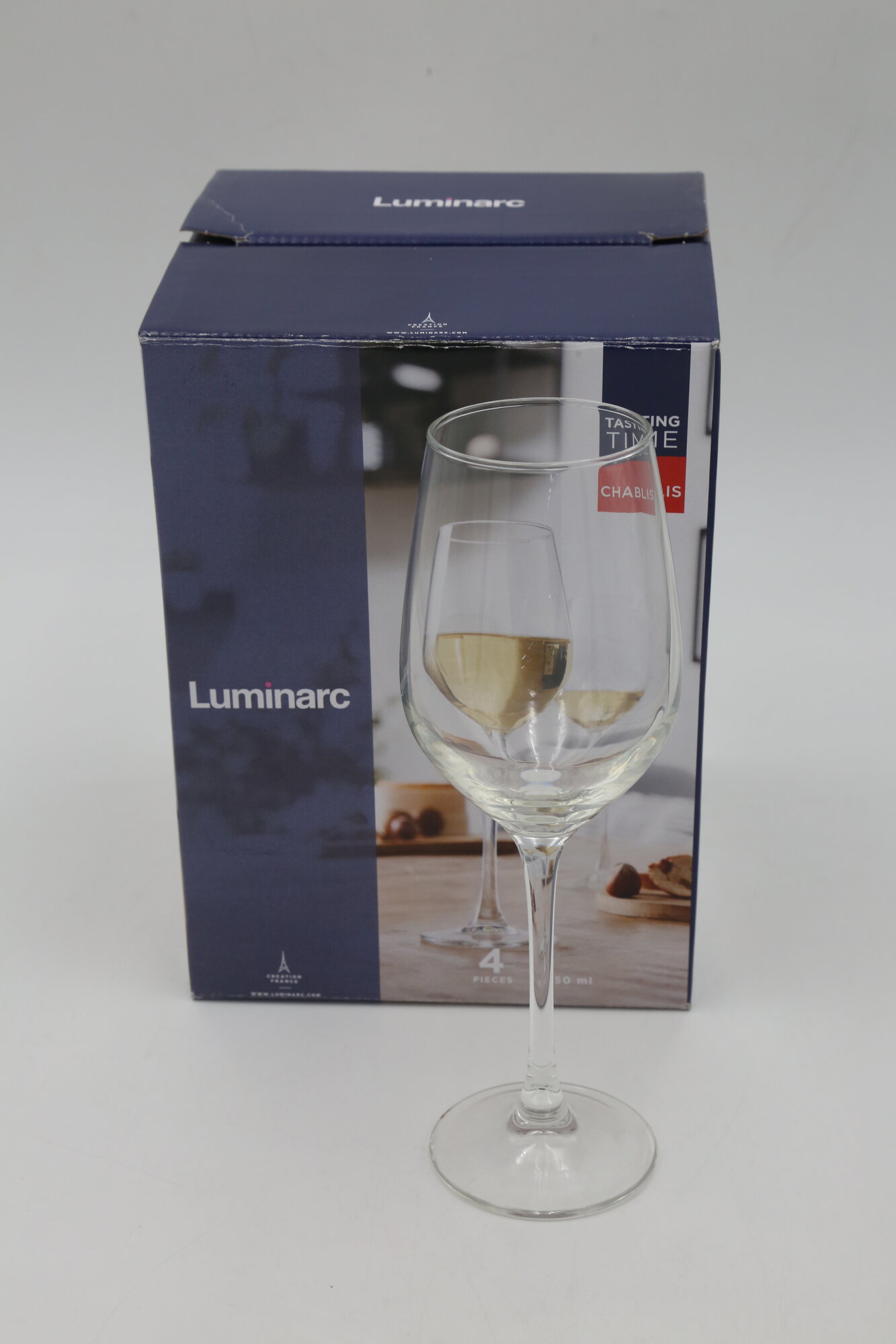 Бокал LUMINARC "время дегустаций шабли" P6817 350мл 4шт 4х2