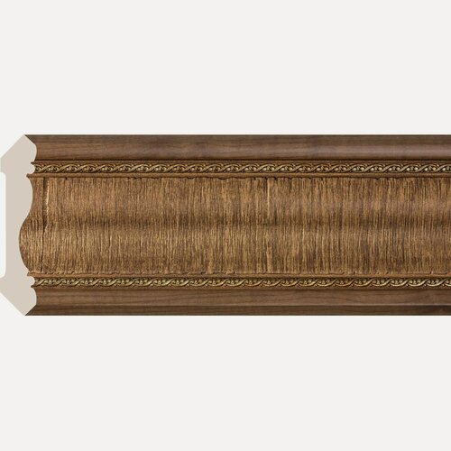 Изображение товара Карниз, Интерьерный багет, набор 2 шт. 130х92х1100мм Дуб темный Cosca 171-3