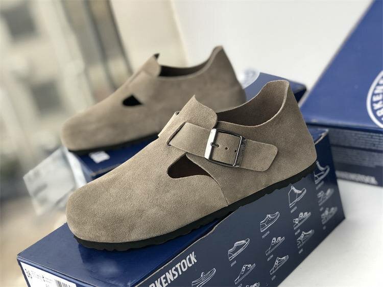 Ортопедические Ботинки Birkenstock, Натуральная Пробка, Демисезон, Натуральная Кожа, Нубук