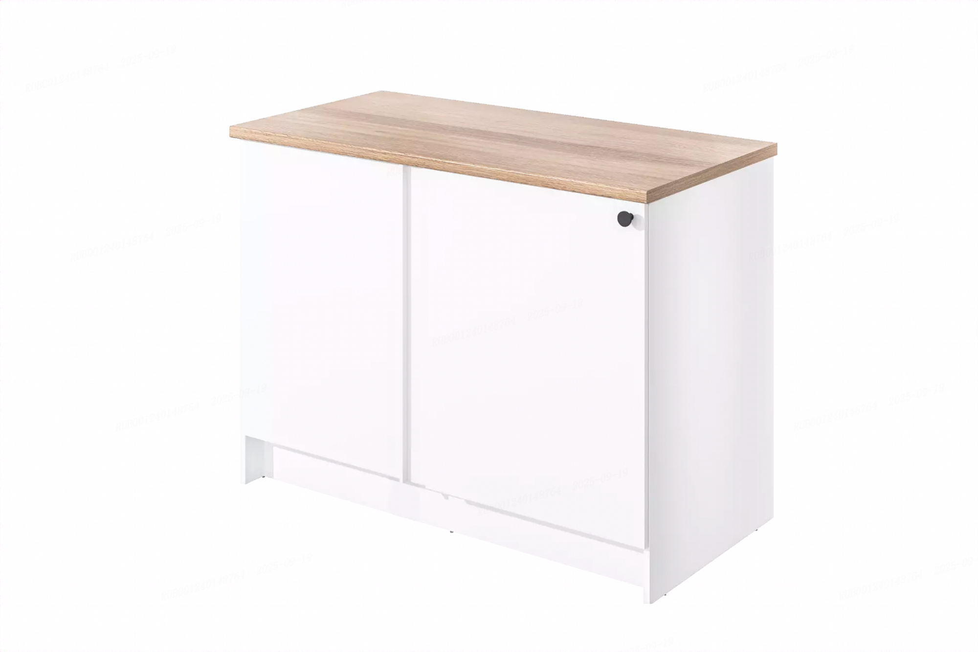 Шкаф кухонный напольный ModulE модульный угловой со столешницей 120x91х61 см белый матовый