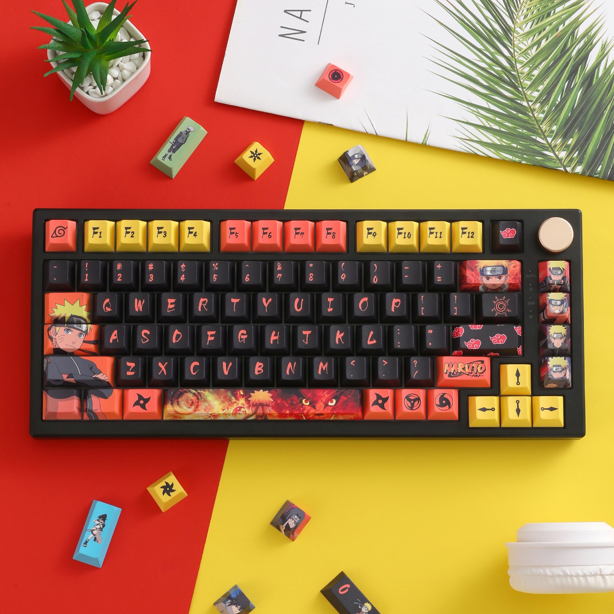 Кейкап для механической клавиатуры, keycap, Naruto. Нарутокнопка с рисунком,126 клавиш