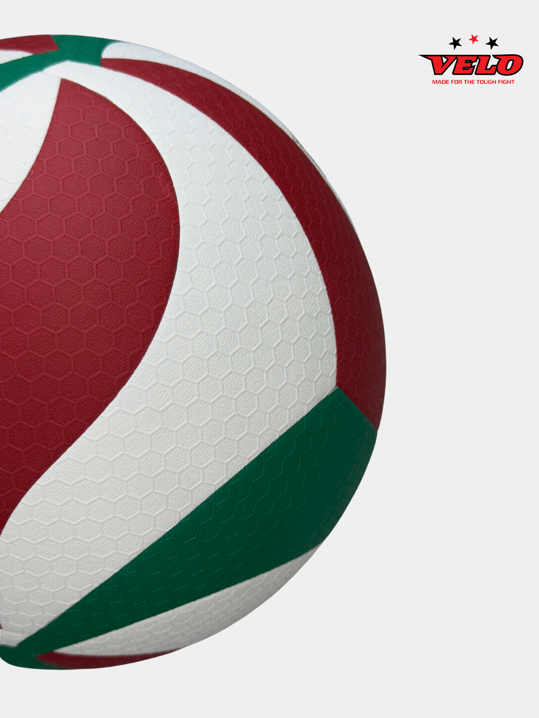 Мяч волейбольный MOLTEN V5M5000, №5, PU, белый-зеленый-красный — фото 1