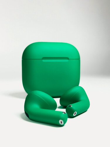 Изображение товара Беспроводные наушники Apple Airpods 4 с активным шумоподавлением "ANC" (темно-зеленый, Ral-6024 матовый)