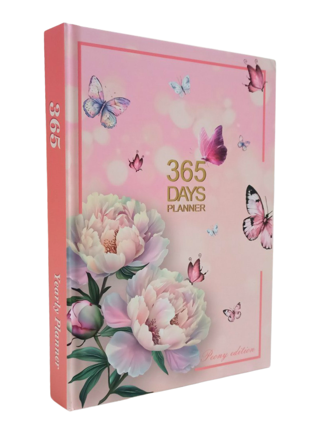 Розовый планер Planner 365 days 15*21см, для женщин и девушек, твердый переплет, А5, 136 страниц.