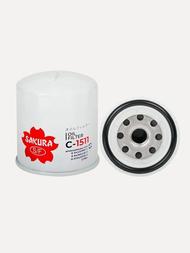 Изображение товара Фильтр масляный для а/м Isuzu, Hitachi, Sany Sakura C1511