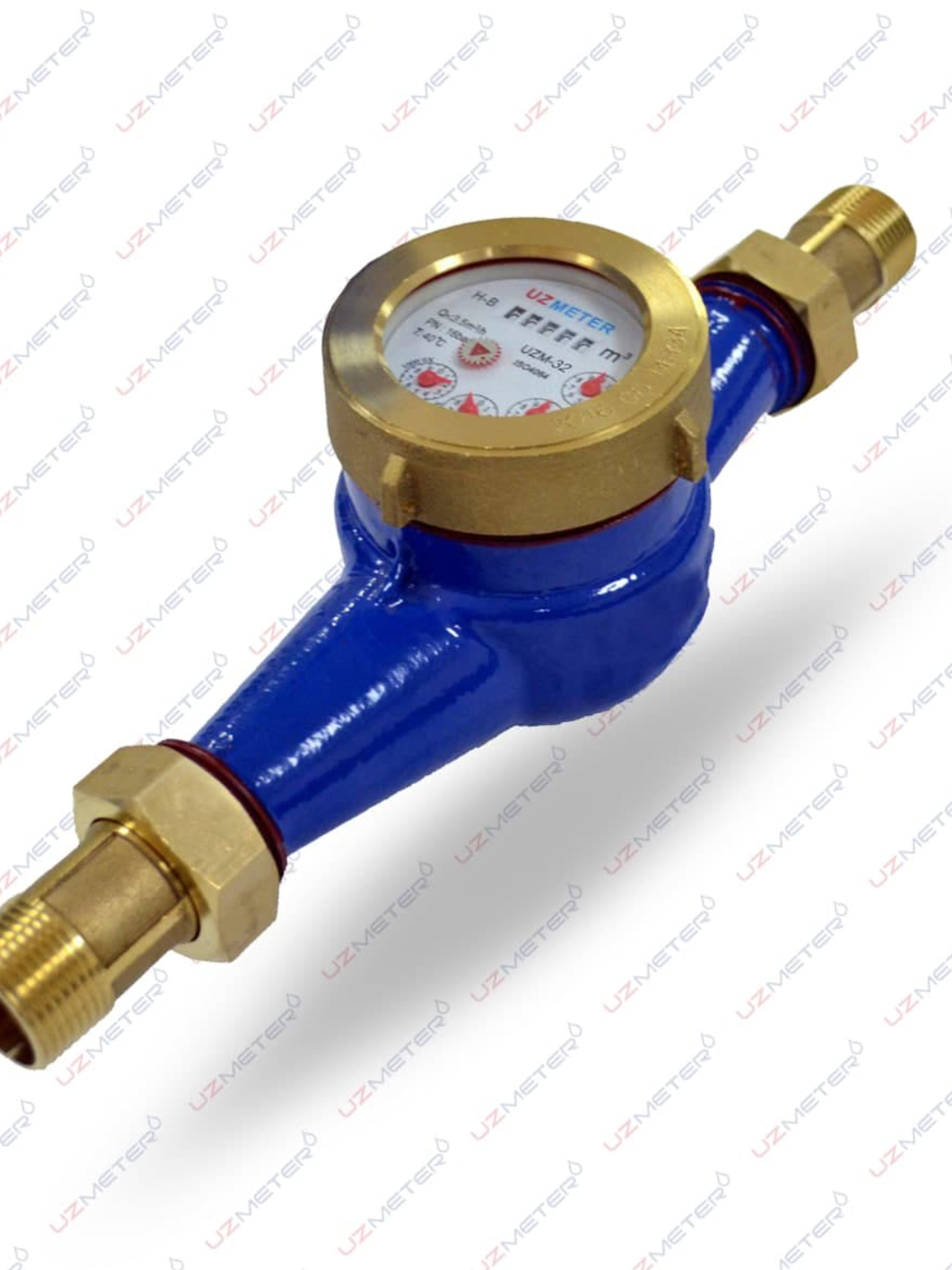 Счётчик для холодной воды IMP-32 импульс Uzmeter, импульсный, крыльчатый, — фото 1