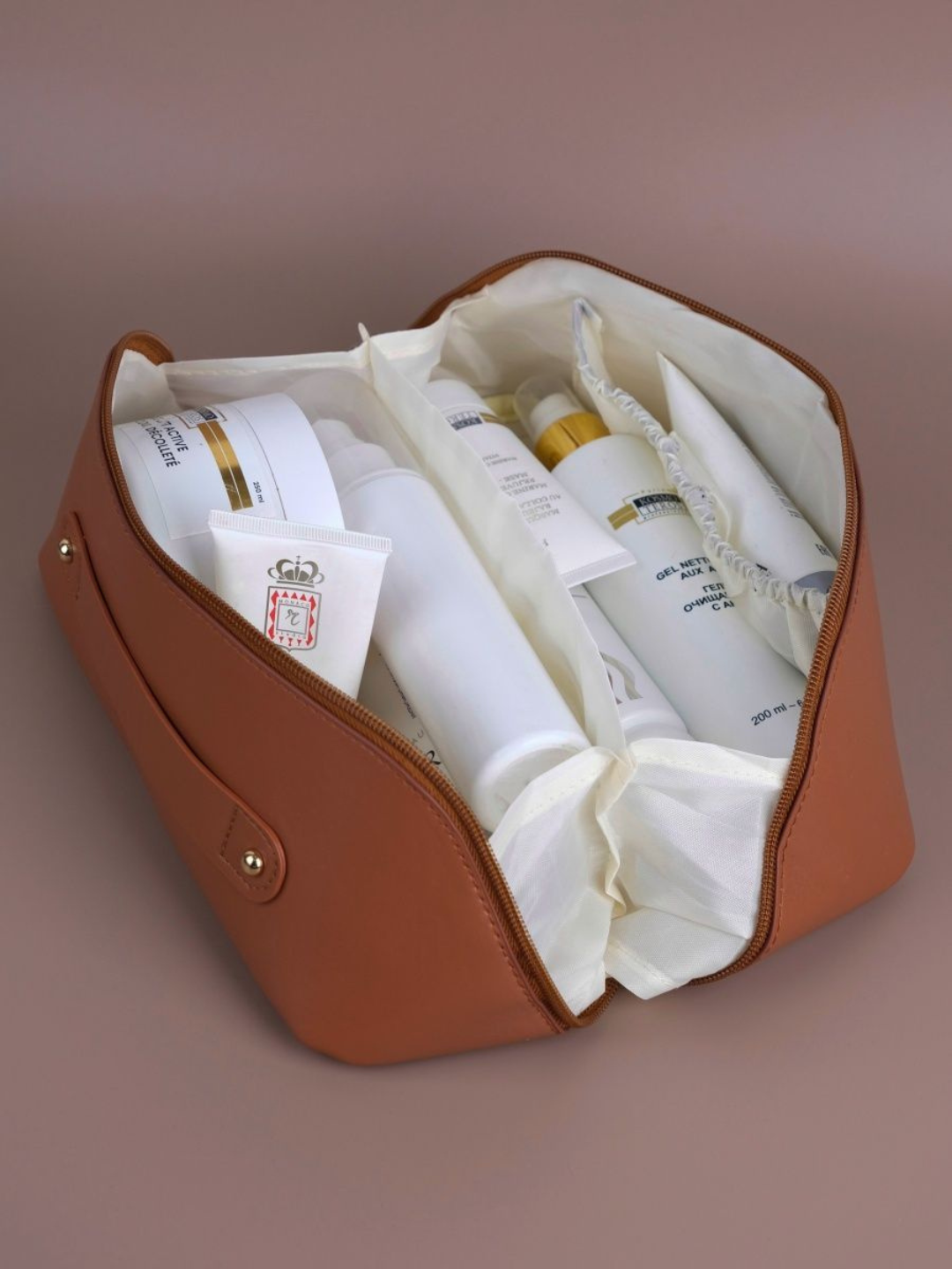 Косметичка ширина: 18 см., высота: 10 см., длина: 20 см., , оранжевый — фото 1