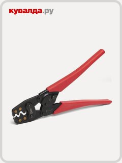 Изображение товара Клещи для опрессовки кабельных наконечников КВТ ПК-16м