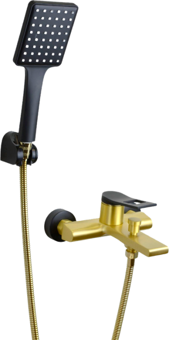 Смеситель для ванны с душем Bronze de Luxe Element EL03GB золото черный