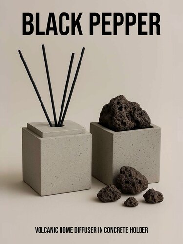 Изображение товара Диффузор 21. LOFT Black Pepper Neroli, интерьерный, бетон с вулканическими камнями, 50мл