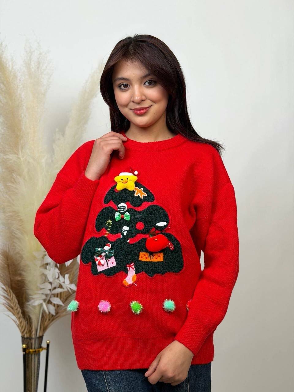 Свитшот размер 44, , красный — фото 1