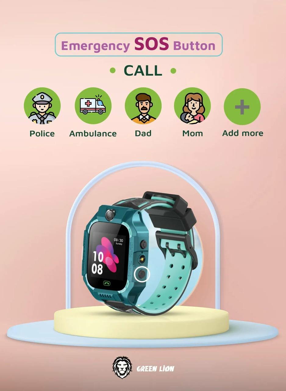 Смарт часы Green Lion 4G Kids Watch Pro (оригинал) для детей