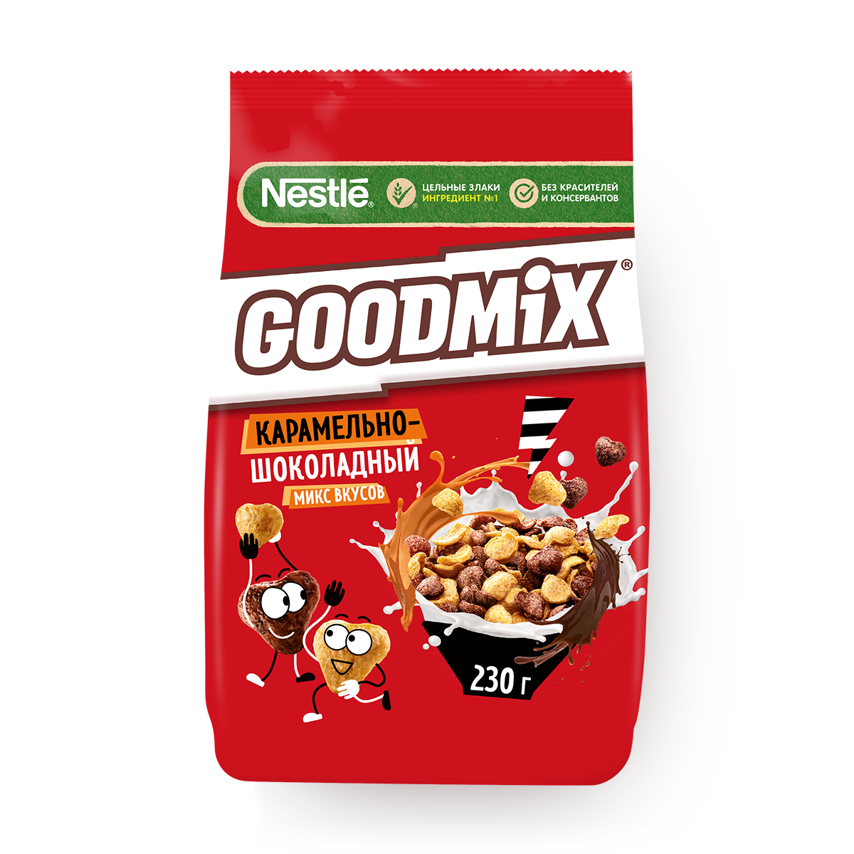 Готовый завтрак Goodmix, карамельно-шоколадный, с кальцием, 230 г