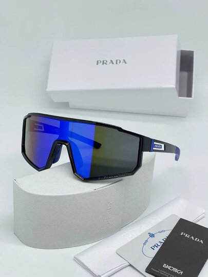 Солнцезащитные очки Prada, хром — фото 1